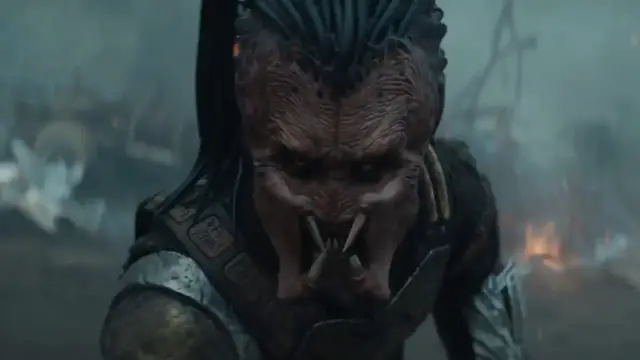 'Video thumbnail for Predator: Badlands - Official 'Prey to None' Behind-The-Scenes Video'