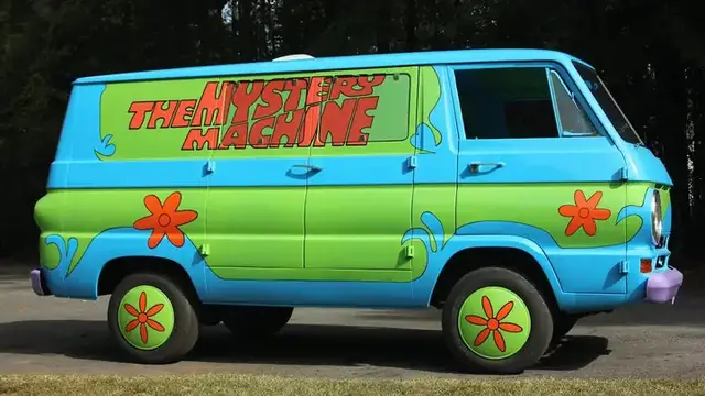 'Video thumbnail for Movie Buff Builds Scooby Doo’s 'Mystery Machine' Van'