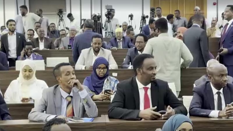 Video thumbnail for Somalia's new constitution will see directly elected lawmakers