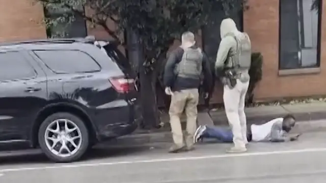 Video thumbnail for US citizen injured after wrongly arrested by ICE in Illinois