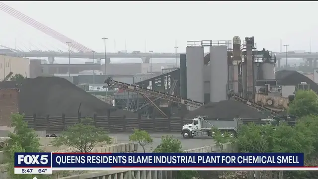 Video thumbnail for High pollution levels causing chemical-like smell in Queens