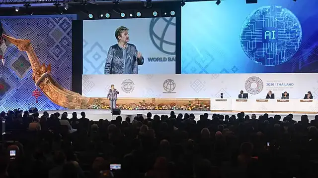 Video thumbnail for IMF annual meeting: Developing nations need greater digital connectivity