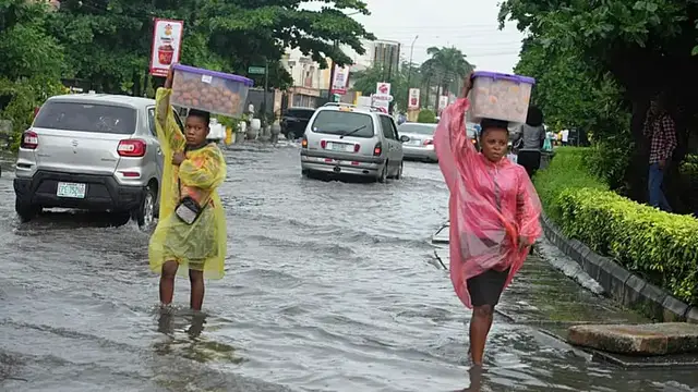 Video thumbnail for Heavy rainfall triggers widespread flooding in Nigeria