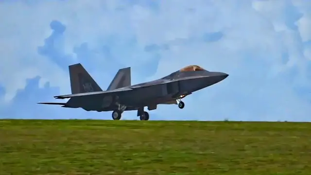 'Video thumbnail for F-22 Raptors In Guam • Exercise Pacific Iron 2021'