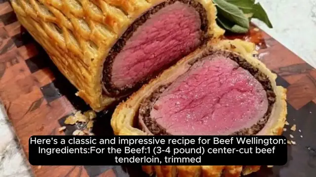 Video thumbnail for Beef Wellington recipe