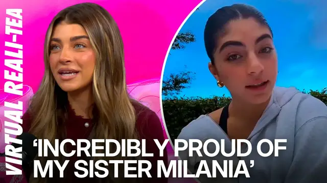 Video thumbnail for Gia Giudice is 'incredibly proud' of sister Milania for raw video detailing mental heath struggles
