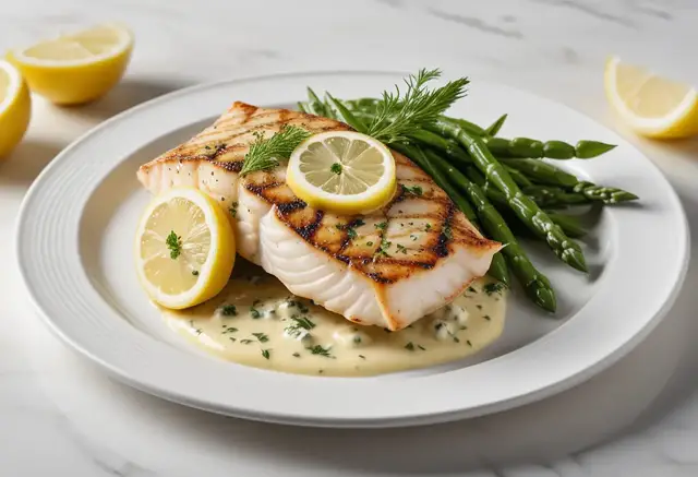 Video thumbnail for Grilled Grouper with Lemon Butter Sauce