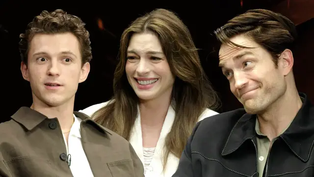 Video thumbnail for The Odyssey: Tom Holland, Anne Hathaway, and Robert Pattinson On Breathing New Life Into 3,000-Year-