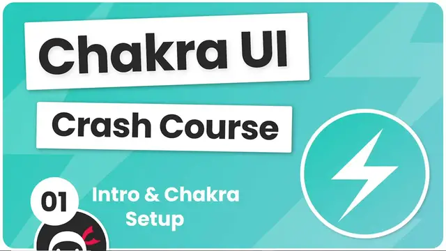 Video thumbnail for Chakra UI Crash Course #1 - Introduction & Chakra UI Setup
