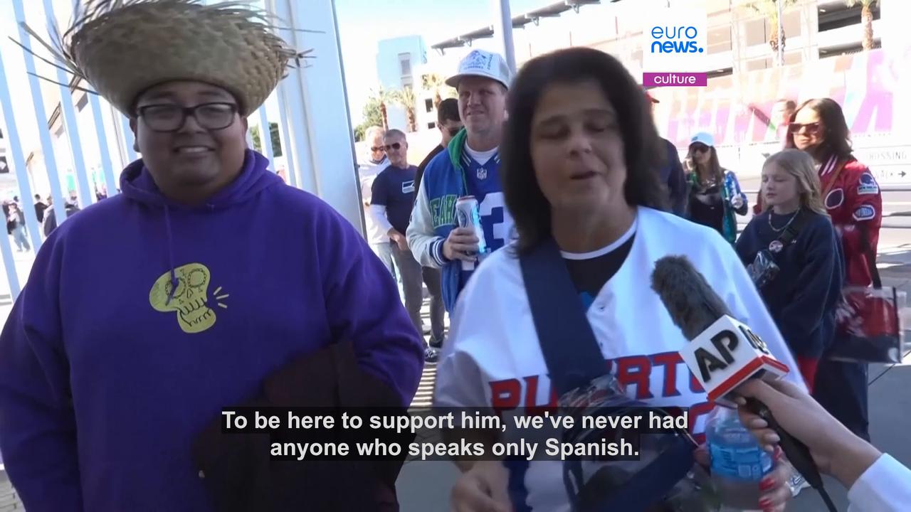 Video thumbnail for Donald Trump slams Bad Bunny's Super Bowl halftime show: “An affront to the Greatness of America”