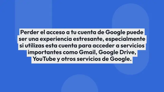 Video thumbnail for Cómo recuperar una cuenta de Google con mi número de teléfono