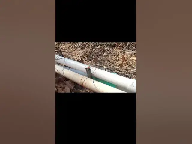 Video thumbnail for Pvc Repair Coupling Installation #Shorts