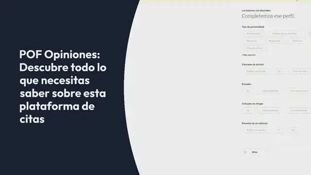 Video thumbnail for POF Opiniones: Descubre todo lo que necesitas saber sobre esta plataforma de citas