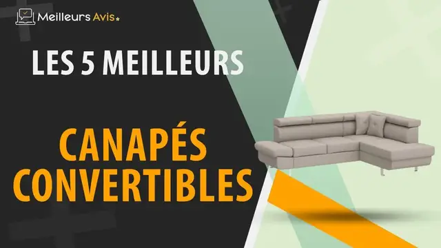 Video thumbnail for ⭐️ MEILLEUR CANAPÉ CONVERTIBLE - Comparatif 2024