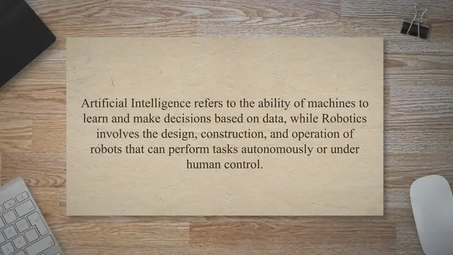 Video thumbnail for The Ultimate Guide to Artificial Intelligence and Robots: An Overview of Applications, Pros and Cons, and Future Developments