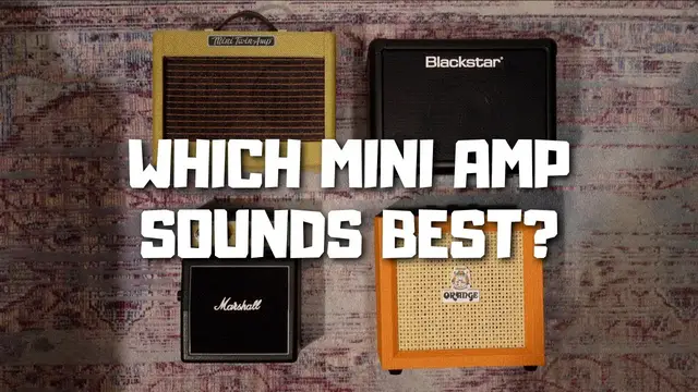 Video thumbnail for MINI AMP SHOOTOUT - Fender Mini 57 vs Marshall MS-2 vs Blackstar Fly 3 vs Orange Crush Mini