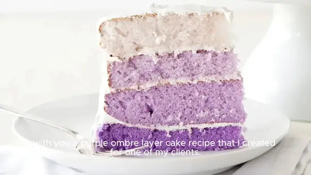 Video thumbnail for Purple Ombre Layer Cake recipe