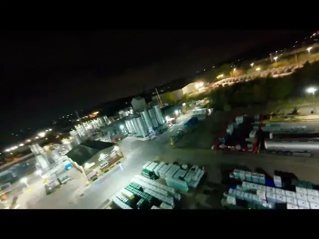 Video thumbnail for Nighttime DJI AVATA 2 FPV at Stepan UK Chemical Plant - Stalybridge