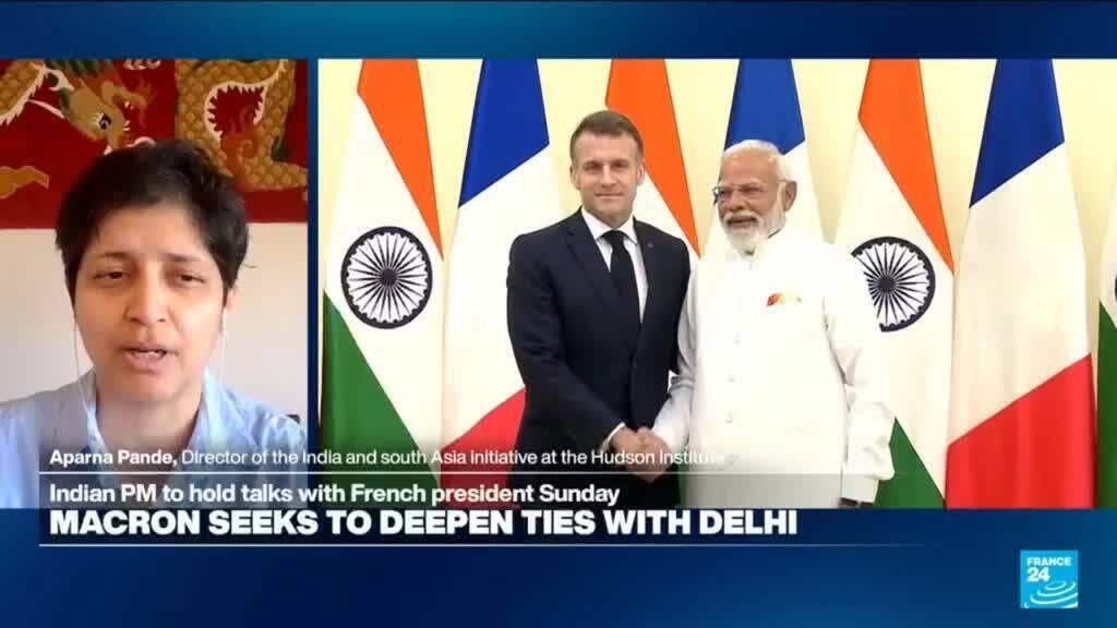 Video thumbnail for Modi-Macron: "For the past three decades, France has been one of India's strategic partners"