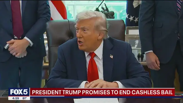 'Video thumbnail for Trump targets cashless bail: What that means for NYC'