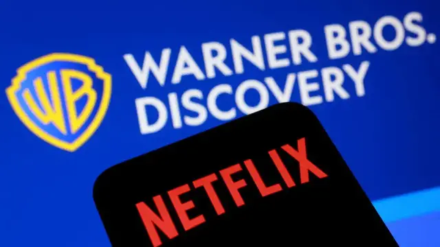 Video thumbnail for Hollywood unions alarmed by Netflix's $72 billion Warner Bros deal