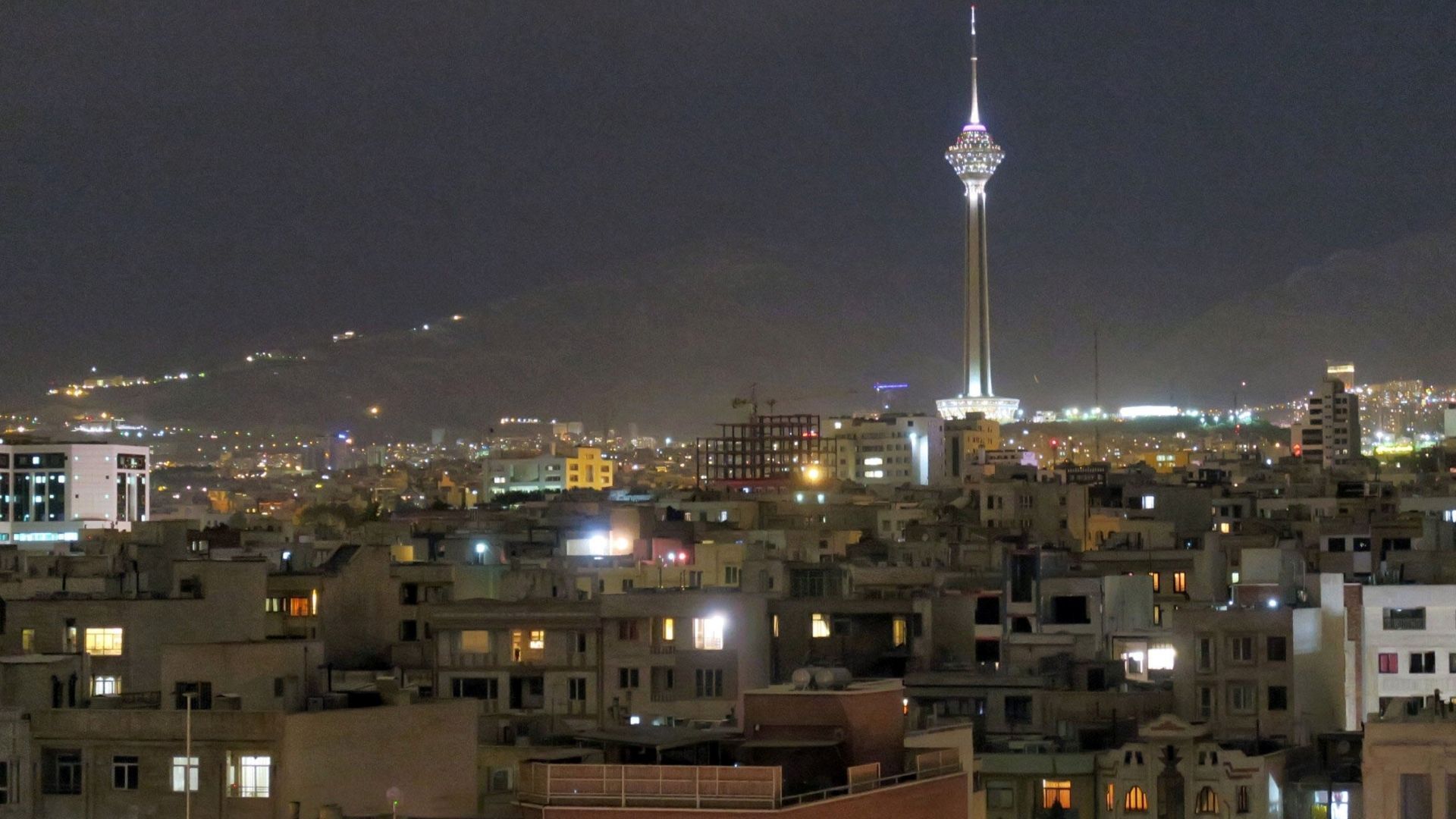 Video thumbnail for Air defence systems engage 'hostile targets' over Iran's capital Tehran: State media