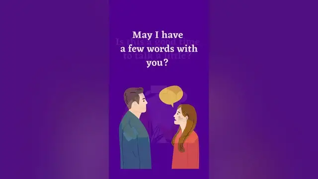 Video thumbnail for 7 smart ways to ask if someone is available || ESL Advice ||  Spoken English