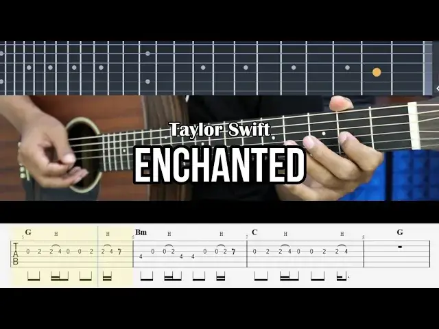 Video thumbnail for Enchanted - Taylor Swift | EASY Guitar Lessons TAB for Beginners - Guitar Tutorial