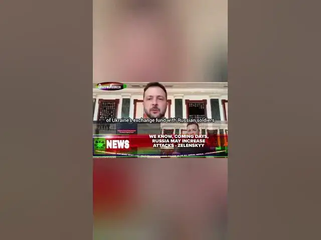 Video thumbnail for We Know, Coming Days, Russia May Increase Attacks - Zelenskyy