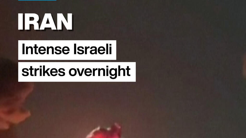 Video thumbnail for Iran: Intense Israeli strikes overnight