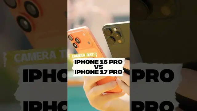 'Video thumbnail for iPhone 17 Pro VS 16 Pro camera test!'