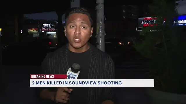 Video thumbnail for Two men shot to death in Soundview