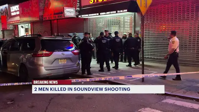 Video thumbnail for Two men shot to death in Soundview