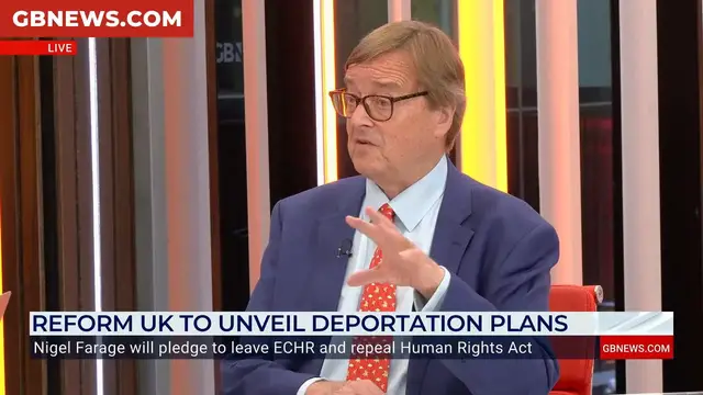 'Video thumbnail for Britain leaving the ECHR is 'essential', Piers Pottinger tells GB News'