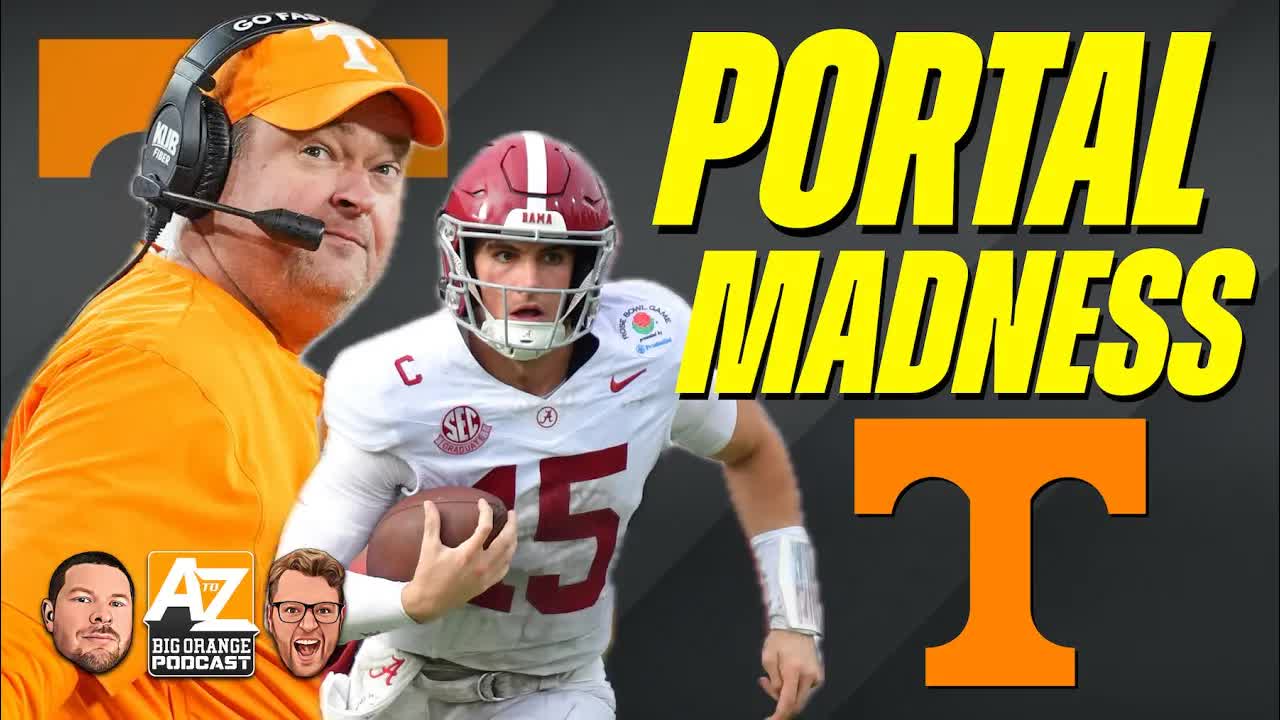 Video thumbnail for A to Z Sports - Tennessee Volunteers: vol football transfer portal frenzy! analyzing rumors & recruiting news