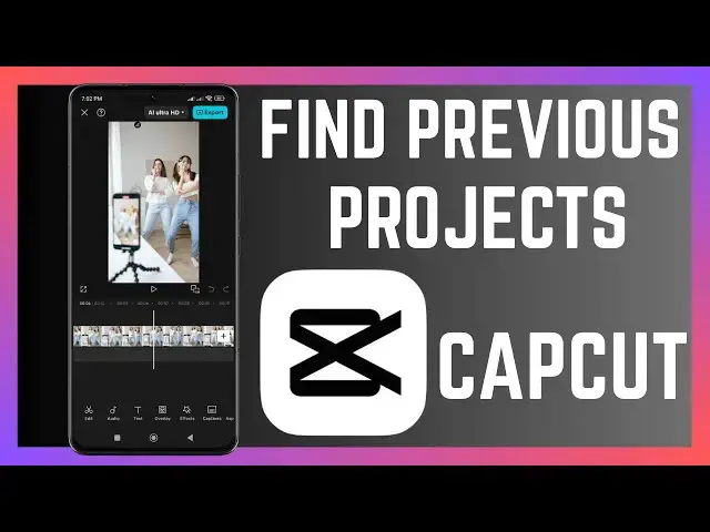 'Video thumbnail for How To Find Previous Projects On CapCut Using Smartphone'