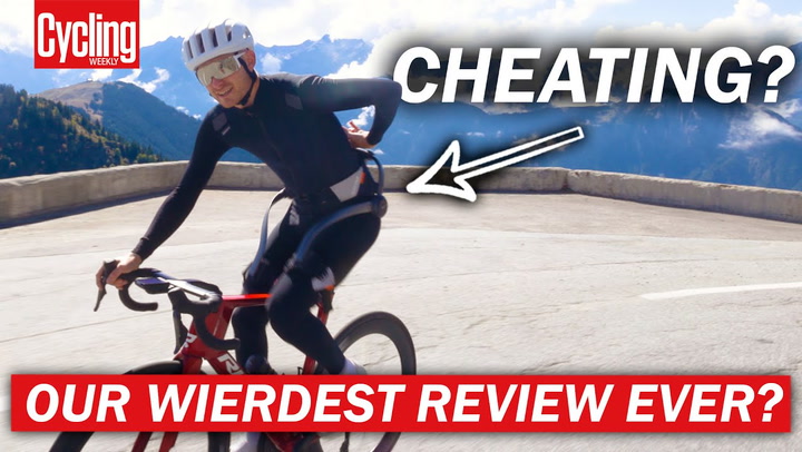 Video thumbnail for We Strapped 800 Watt Motors To Our Legs To See If We Could HACK Cycling