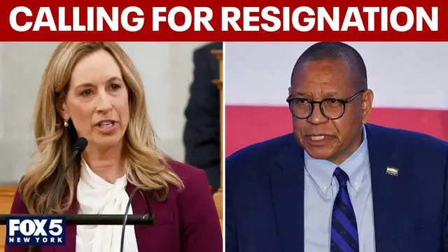 Video thumbnail for Gov. Sherrill calls for resignation of her Lt. Gov. amidst allegations