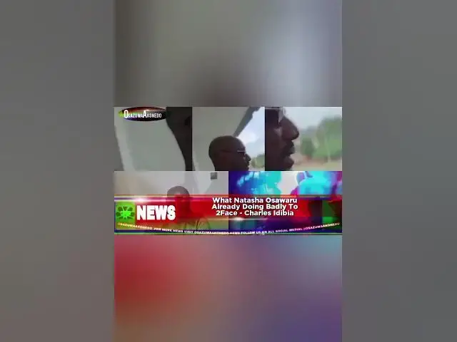 Video thumbnail for What Natasha Osawaru Already Doing Badly To 2Face - Charles Idibia