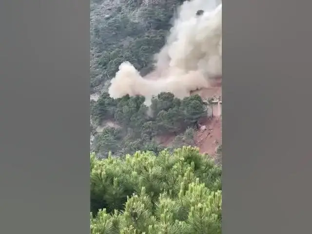 Video thumbnail for WATCH: Blasting works have started on the A-397 road to Ronda on the Costa del Sol