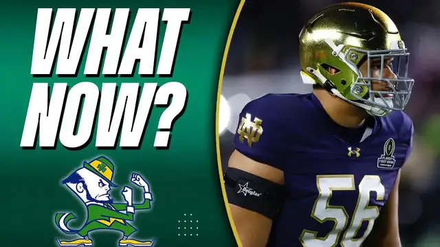 'Video thumbnail for notre dame fighting irish - a to z sports: charles jagusah injury: notre dame's offensive line options'