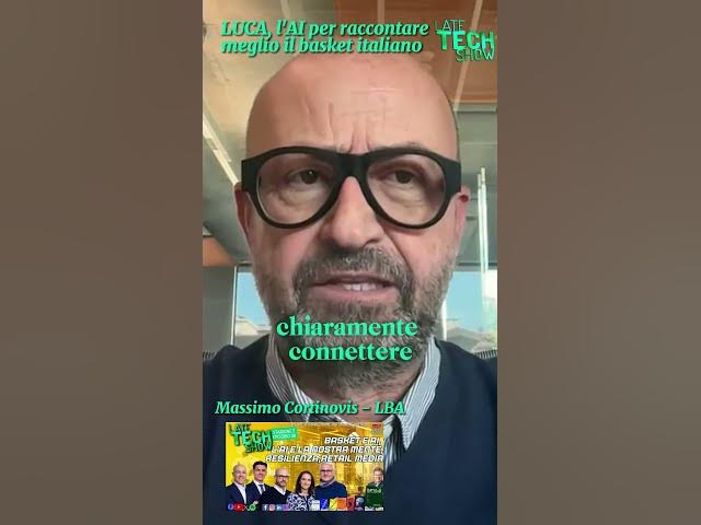 Video thumbnail for Luca, l'intelligenza artificiale della Lega Basket A - Massimo Cortinovis