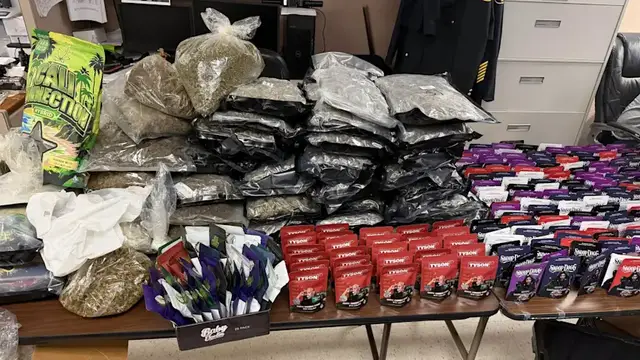 Video thumbnail for NJ city says 8 illegal smoke shops shut down, more than 225 pounds of marijuana seized