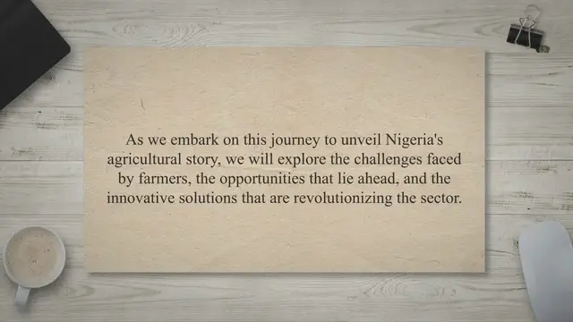 Video thumbnail for From Roots to Revolution: Unveiling Nigeria's Agricultural Journey and Future Innovations