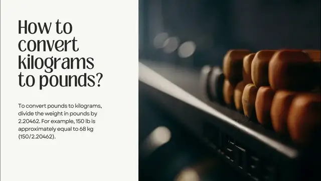 Video thumbnail for Pounds to Kilograms lb to kg | Kilograms = Pounds / 2.20462 | kilograms conversions