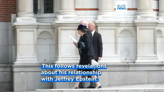 'Video thumbnail for Prince Andrew to lose 'prince' title and move out of Royal Lodge, Buckingham Palace says'