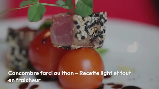 Video thumbnail for CONCOMBRE FARCI AU THON: