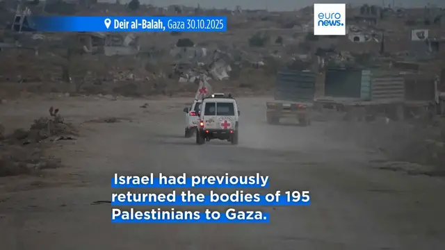 'Video thumbnail for Israel confirms identities of two hostages' remains returned by Hamas'