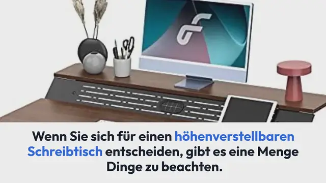 Video thumbnail for Die 7 besten höhenverstellbare Schreibtische 120 x 70 cm Test