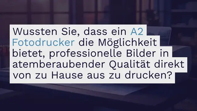 Video thumbnail for A2 Fotodrucker Test: Die 7 Besten im Vergleich 2024